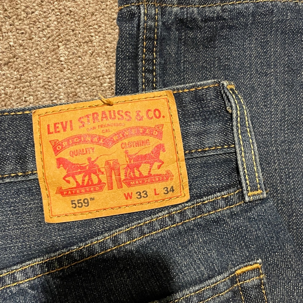 Levi’s 559™ RELAXED STRAIGHT MEN'S JEANS - Picture 7 of 10